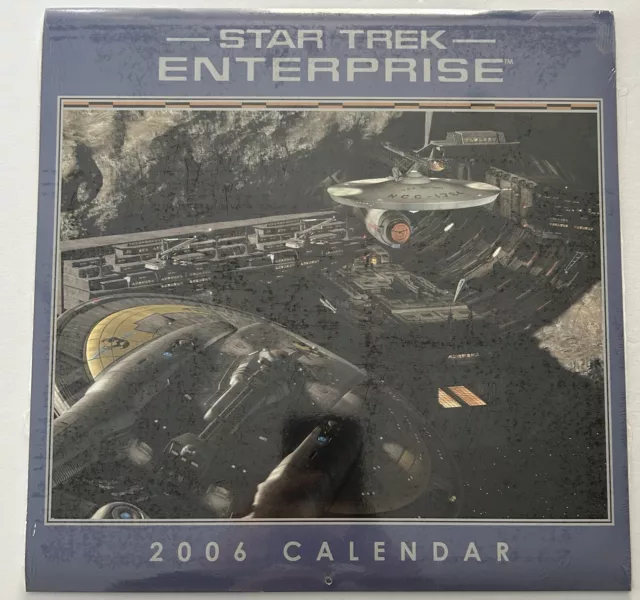 Star Trek Enterprise 2006 Calendar - NEW By Pocket Books