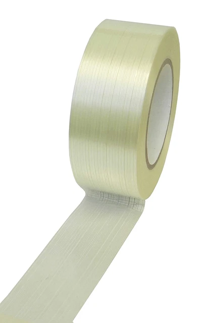 Filament Reinforced Strapping Tape, UNIDIRECTIONAL (1" X 60YD Pack of 1 ROLL)