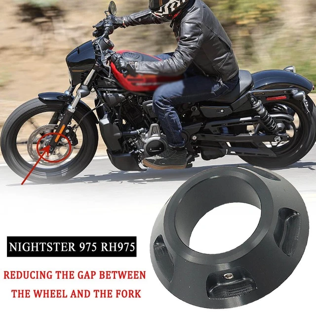 For Nightster 975 RH975 Nightster 975 2022 Right Front Wheel Bushing Guard Black