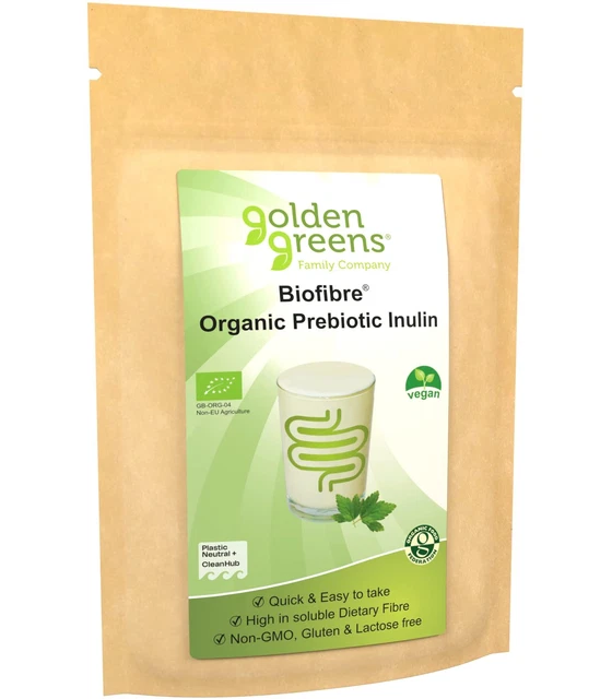 Inulin Food Sources GOLDEN GREENS ORGANIC Prebiotic Inulin Fibre 250g £19.99 - PicClick UK