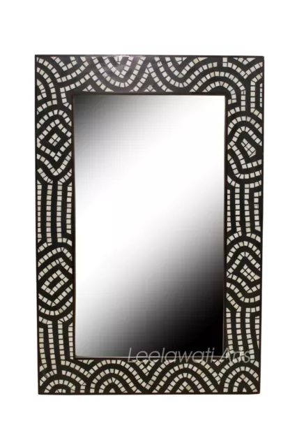 Mirror Frame Handmade Bone Inlay