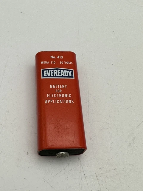 RARE DEAD VINTAGE EVEREADY 30 VOLT Transistor Electronic BATTERY NO ...