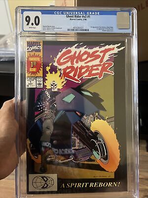 Ghost Rider Vol 2. #1  CGC 9.0 1st Appearance of Danny Ketch as Ghost Rider