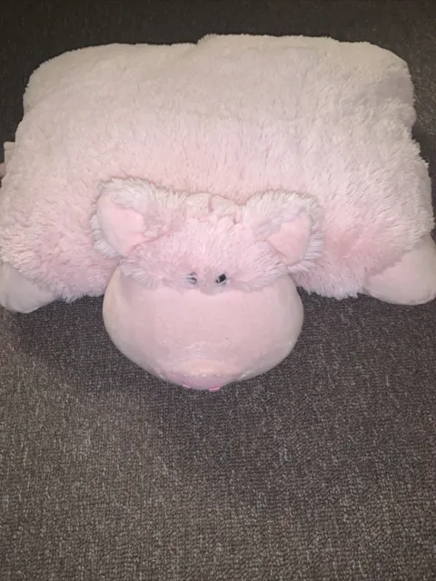 Pillow Pets PALS Pig Plush Stuffed Animal/Pillow  Preowned