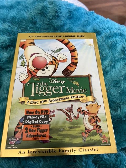 Disney The Tigger Movie 2 Disc 10th Anniversary Edition DVD Digital w/Slipcover