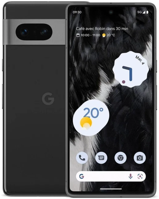 GOOGLE PIXEL 7 256Go Obsidian (Black), Ouvert (jamais utilisé) EUR 283 ...