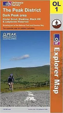 The Peak District 1 : 25 000: Dark Peak area (OS ... | Buch | Zustand akzeptabel