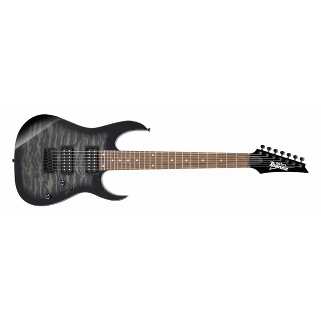 Ibanez GRG7221QA-TKS - Transparent Black Sunburst - Guitare électrique 7 cordes