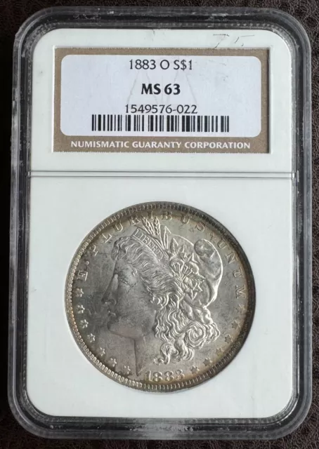 1883-O $1 Morgan Silver Dollar MS63 NGC