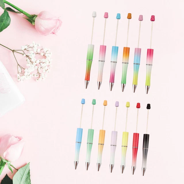 13 Stück verschiedene Perlenstifte, DIY Perlen-Kugelschreiber zum Zeichnen