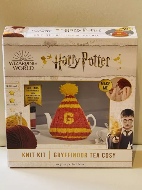 Neu Wizarding World Harry Potter Strickset Brandneu In Verpackung Gryffindor Mütze Tee Gemütlich