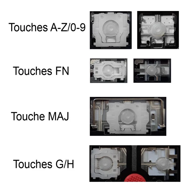 Support Clavier Pour Lenovo ThinkPad X240/X250 - Fixation Sous Clavier, Transparent, Occasion