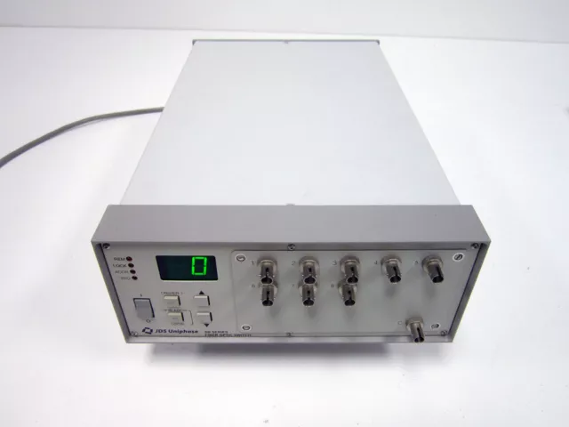 Jds Uniphase Sb 1X8 Optical Fiber Switch Sb1C10081+27Xf000Sp St C Config Jdsu