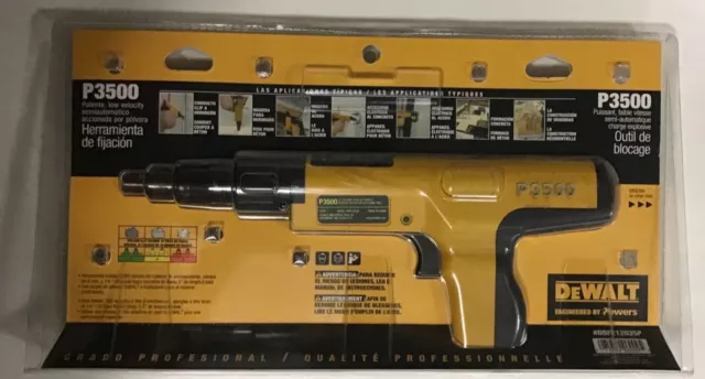 Dewalt Semi-Automatic Powder Actuated Fastening Tool P3500 NEW!! FREE SHIPPING!!