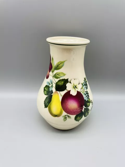 Brixham Pottery Devon ceramic vase fruit pear apple blackberry