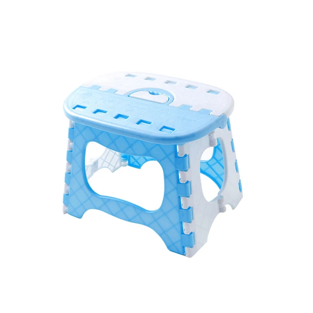 Sgabello pieghevole in plastica sgabello portatile per bambini bagno casa