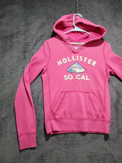 Hollister So Cal Hooded Sweatshirt Womens Small Y2K Hoodie Preppy Beach Vibes 2