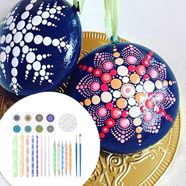 Arcilla DIY arte lápiz cerámica herramienta pintura falda mandala herramienta de puntos