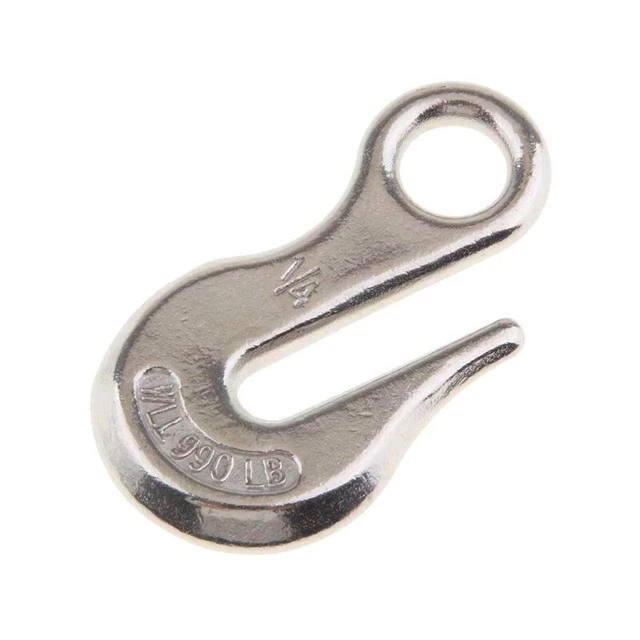 1/4 Stainless Steel Winch Hook Trailer Towing Chain Rope