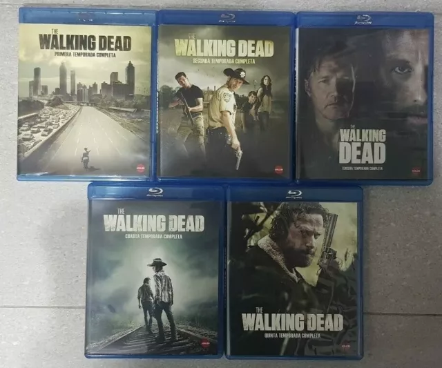 Pelicula Bluray Serie Tv Pack The Walking Dead Temporadas 1 A 5