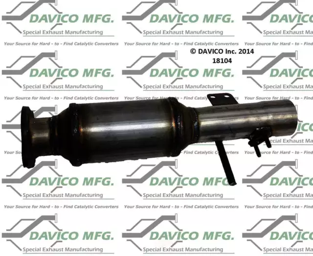 Catalytic Converter-Exact-Fit Rear Davico 18104