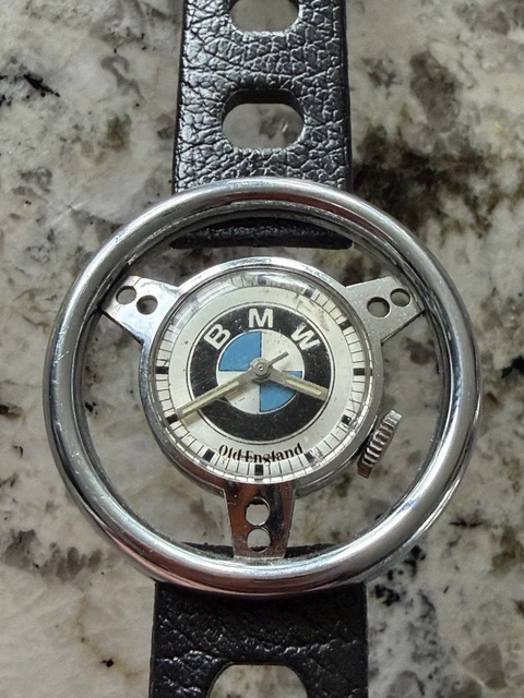 ESTATE SALE RARE VTG SS Old England Swiss Made BMW Steering  display picture 2