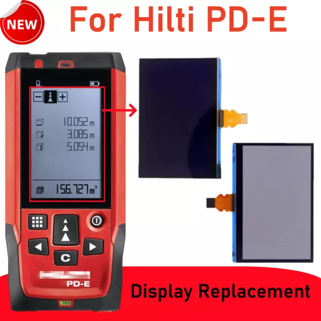 For Hilti PD-E 01 Laser Range Meter Measuring Kit LCD Display Screen Replace New