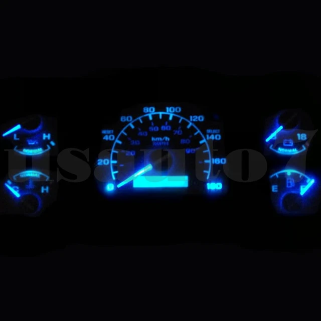NEW DASH CLUSTER Gauge Ice Aqua Blue LED LIGHTS BULBS KIT Fits 8394