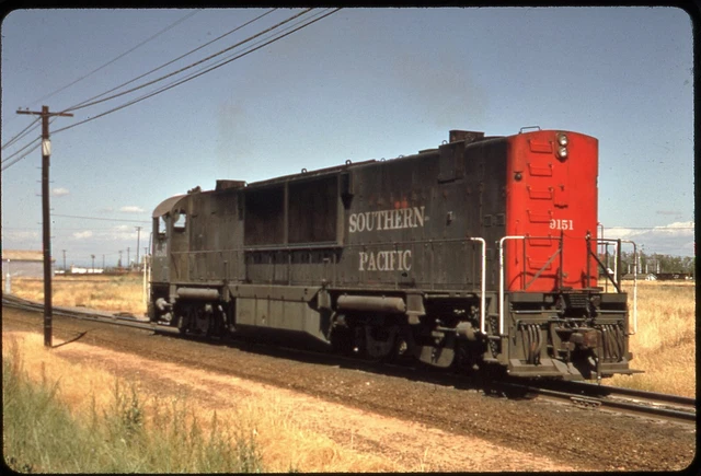 SP Southern Pacific 9151 Alco DH643 duplicate slide