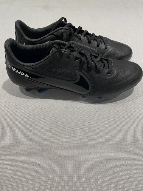 Nike Herren schwarz & grau Tiempo Legend Academy FG Fußballschuhe UK 8 NEU