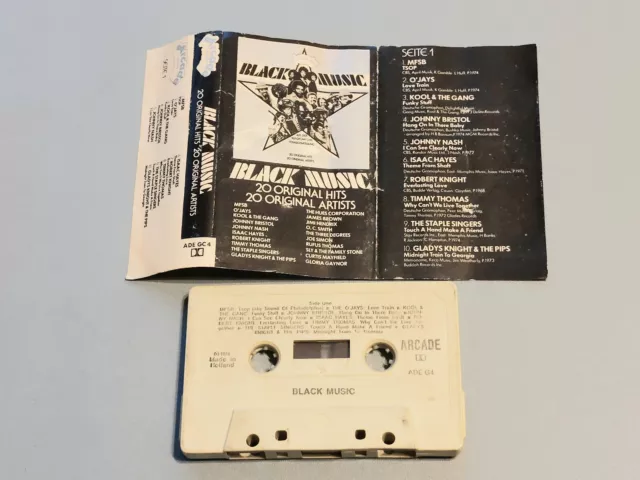 BLACK MUSIC " 20 Original Hits 20 Original Artists ", MC tape Kassette