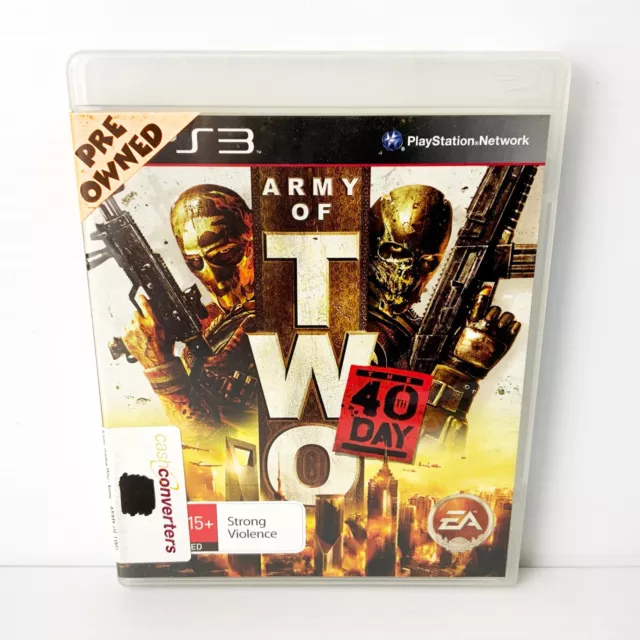Army Of Two 40 Day - PS3 - Tested & Working - Free Postage
