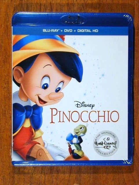Pinocchio 1940 Blu Ray Dvd Digital Brand New Sealed The Walt Disney Masterpiece