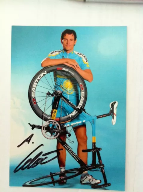 Autogrammkarte Andreas Klöden Team ASTANA Radsport Karte original signiert