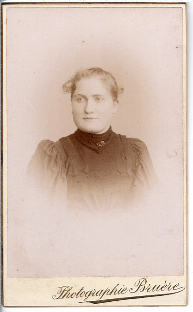 CDV Foto Damenportrait - Metz / Diedenhofen 1890er