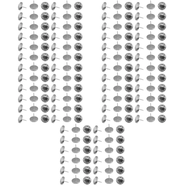 250 piezas Sofá Botones Sofá Acrílico Tacks Muebles Decorativos Tacks Transparentes