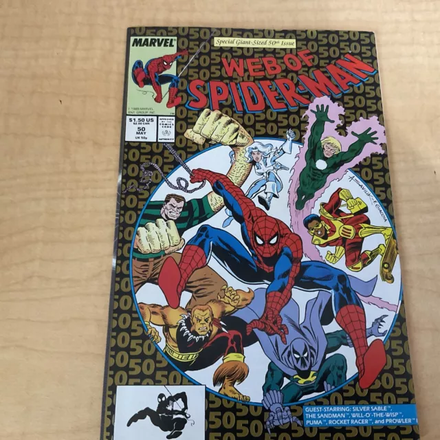 Marvel Comics web of Spider-Man#50