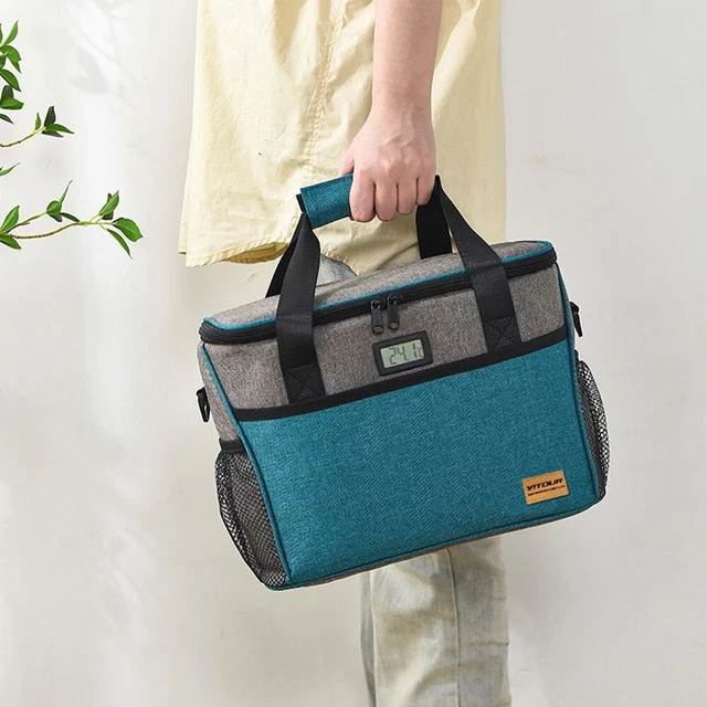 Ondis24 Borsa Frigo Termica Per Campeggio E Picnic – Plastica, Colori Blu/Verde - 3