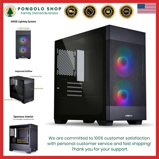 Micro Atx Rgb Case HIGH AIRFLOW MICRO ATX PC Case, RGB Gaming Computer Case, Mesh Front ...