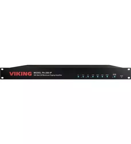 Viking Electronics 250 Watt 70V Sip/Multicast Paging Amplifier (pa-250-ip)