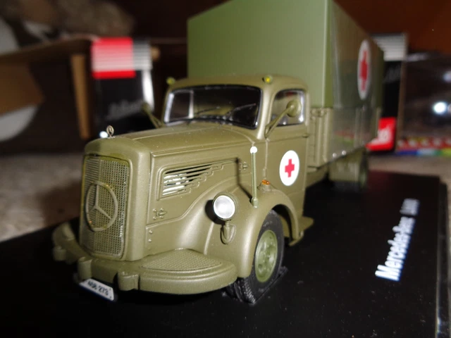 Schuco 1/43 - Mercedes-Benz L6600 1950 Bundeswehr Planen-LKW - Réf