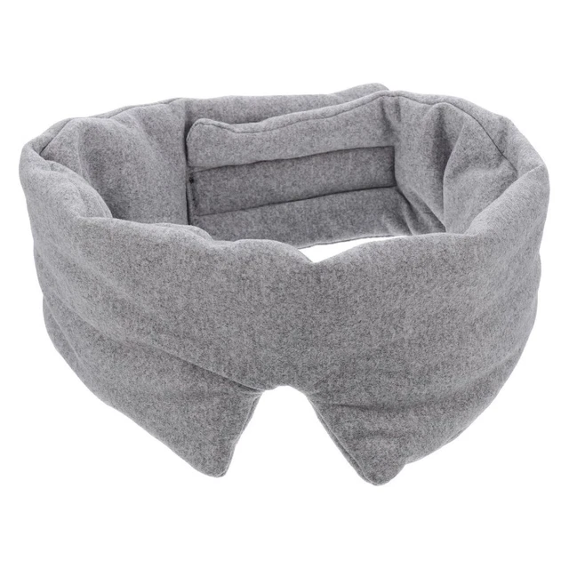 6 Pezzi Maschere Per Dormire In Poliestere Con Imbottitura In Spugna, Nere, Con Elastico, 19x8,5 Cm, Per Viaggi E Insonnia