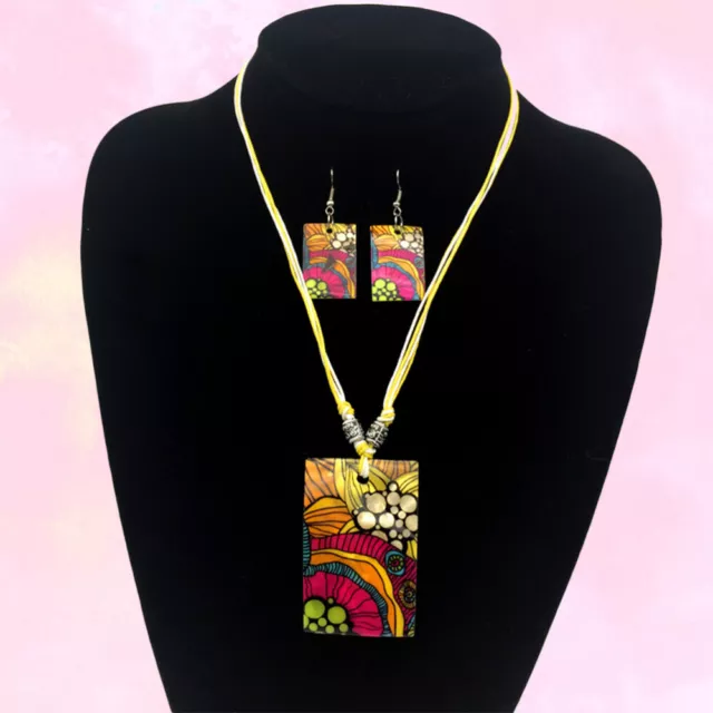 Jewelry Set Vintage Necklace Statement Necklace Earrings Set