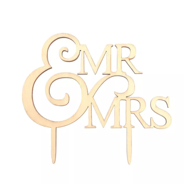 Handmade Mr & Mrs Cake Topper for Special Occasions