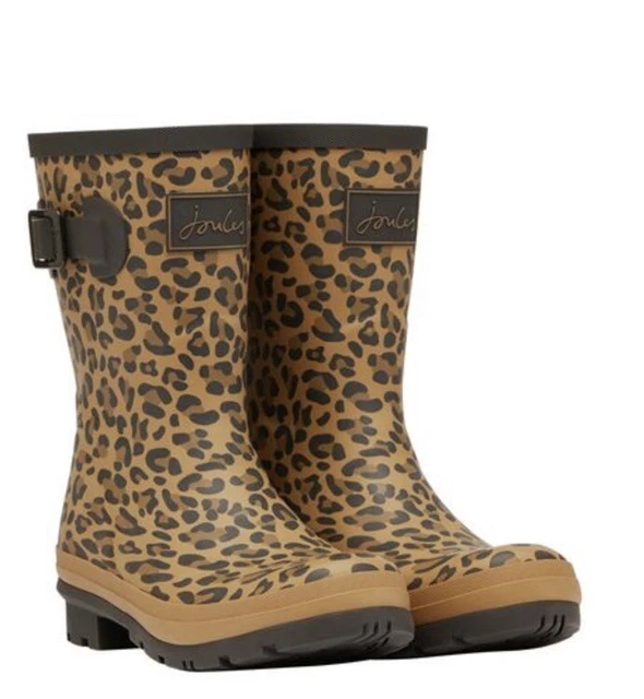 joules leopard boots