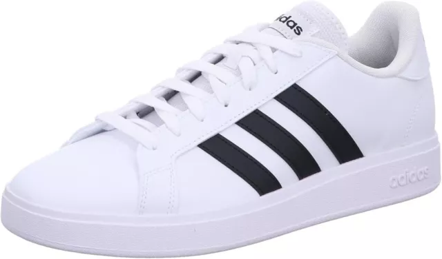 ADIDAS GRAND COURT BASE 2.0 Sneakers bianche a strisce nere per uomo n 41 1 3 EUR 39 99 PicClick IT