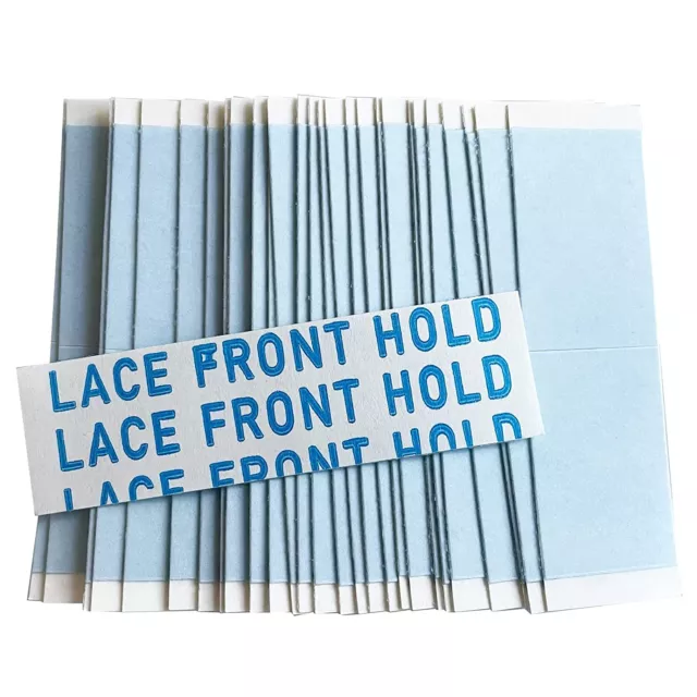 Premium Lace Front Wig Tape, Blue Liner Double Sided Toupee Tape Strips