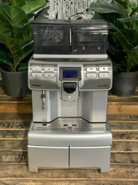 Saeco Aulika Silver Fully Automatic Espresso Coffee Machine Commercial Barista