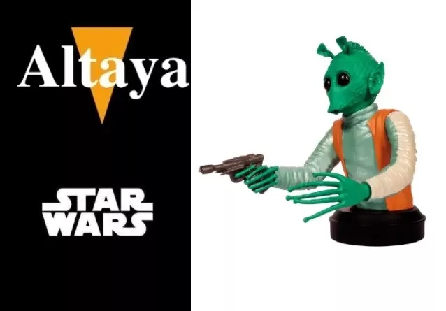Buste GREEDO collection Altaya Star Wars Episode IV chasseur primes rival solo