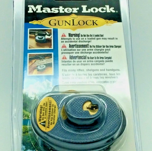 MASTER LOCK GUN Trigger Safety Rifle Handgun NEW 90DSPT 2.5 inch 64mm 2